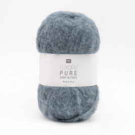 Пряжа Rico Luxury Pure Baby Alpaca 008 smokey blue