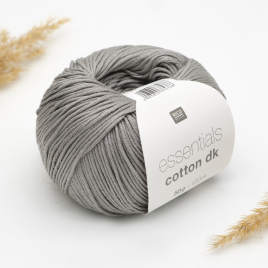 Пряжа Rico Essentials Cotton DK grey 25