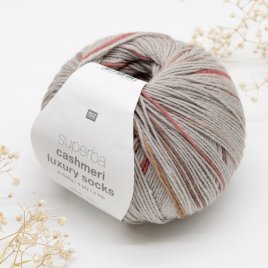 Пряжа Rico Superba Cashmeri Luxury Socks berry 003