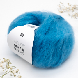 Пряжа Rico Fashion Mohair Merino teal 023
