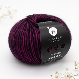 Пряжа Aura Space 1422 Deep pink