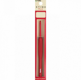 Крючок для вязания с ручкой Tulip ETIMO Red 3 мм