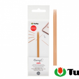 Разъёмные спицы бамбуковые укороченные тонкиеTulip CarryC  Fine Gauge 9,5 см 2,25 мм