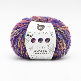 Пряжа Aura Crazy Alpaca Carnival 12.006 Fancy