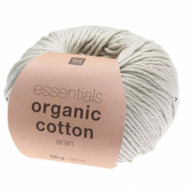 Пряжа Rico Essentials Organic Cotton Aran silver 018
