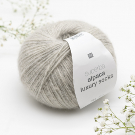 Пряжа Rico Superba Alpaca Luxury Socks silver grey 004