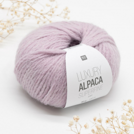 Пряжа Rico Luxury Alpaca Superfine Aran lilac 021