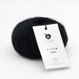 Пряжа Aura 18% 14.099 Black