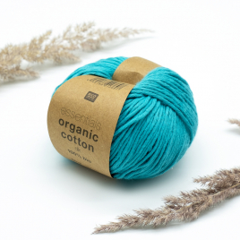 Пряжа Rico Essentials Organic Cotton DK turquoise 010