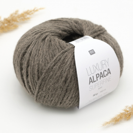 Пряжа Rico Luxury Alpaca Superfine Aran khaki 029
