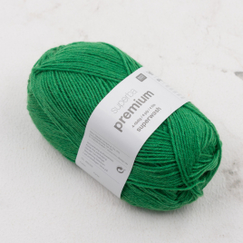 Пряжа Rico Superba Premium 4-ply 50g green 007