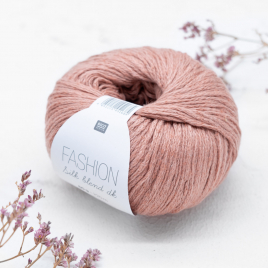 Пряжа Rico Fashion Silk Blend DK smokey rose 020