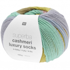 Пряжа Rico Superba Cashmeri Luxury Socks ethno 020