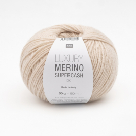 Пряжа Rico Luxury Merino Supercash DK 002 ecru