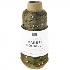Пряжа Creative Make It Rocaille 008 khaki