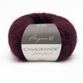 Пряжа Casagrande Angora 80 Burgundy 010 (687)
