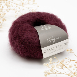 Пряжа Casagrande Vogue 019 Bordo