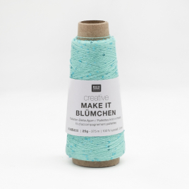 Пряжа Rico Creative Make It Blumchen 007 turquoise