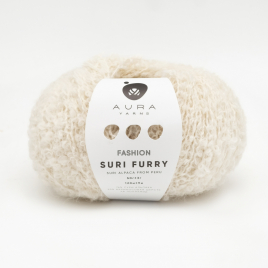 Пряжа Aura Suri Furry 13.001 Cream