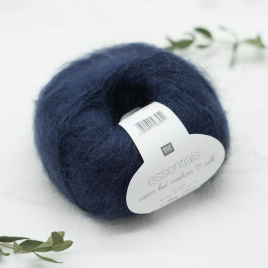 Пряжа Rico Essentials Super Kid Mohair Silk navy 024