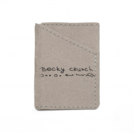 Кардхолдер Becky Crunch серый