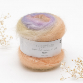 Пряжа Rico Essentials Super Kid Mohair Loves Silk Print sphere 007