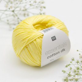 Пряжа Rico Essentials Cotton DK lemon 62