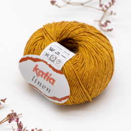 Пряжа Katia Linen 26 mustard