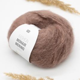 Пряжа Rico Fashion Mohair Merino mauve 020