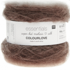 Пряжа Rico Essentials Super Kid Mohair Loves Silk Colourlove 018 pebble
