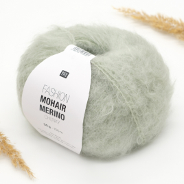 Пряжа Rico Fashion Mohair Merino linden green 027