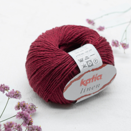 Пряжа Katia Linen 24 maroon