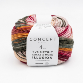 Пряжа Katia Concept Illusion Symmetric socks & More 74