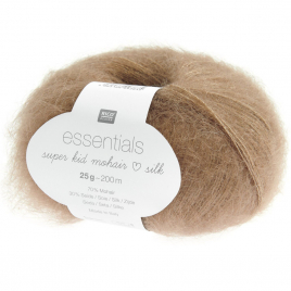 Пряжа Rico Essentials Super Kid Mohair Silk 071 nougat