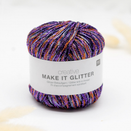 Пряжа Rico Creative Make It Glitter 003 flowers