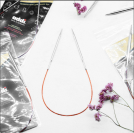 Круговые спицы металлические укороченные Addi Lace 40 см 2,25 мм