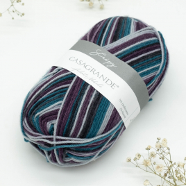 Пряжа Casagrande Stripy 607