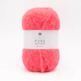Пряжа Rico Luxury Pure Baby Alpaca 002 coral