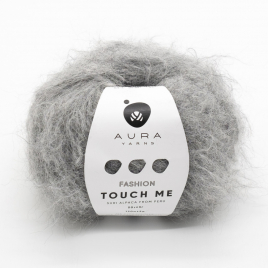 Пряжа Aura Touch Me 07.002 Silver grey
