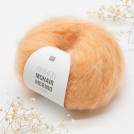 Пряжа Rico Fashion Mohair Merino apricot 009