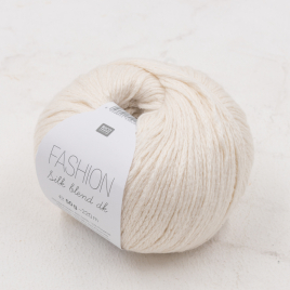 Пряжа Rico Fashion Silk Blend DK cream 001