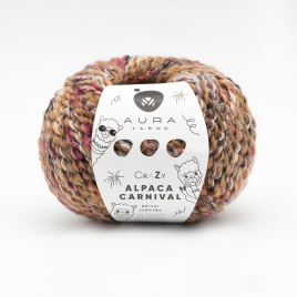 Пряжа Aura Crazy Alpaca Carnival 12.001 Cherry nuts