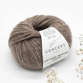 Пряжа Katia concept Cotton-Merino Tweed 510