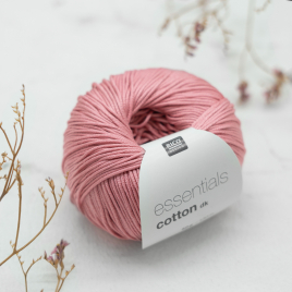 Пряжа Rico Essentials Cotton DK pearl pink 55
