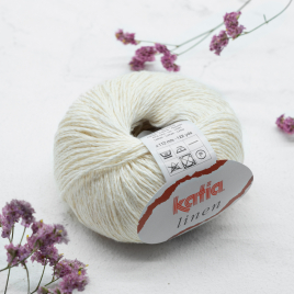 Пряжа Katia Linen 3 off-white