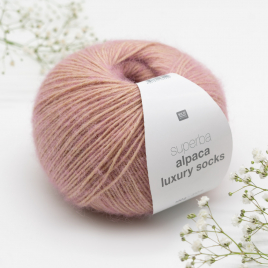 Пряжа Rico Superba Alpaca Luxury Socks pink 002