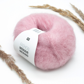 Пряжа Rico Fashion Mohair Merino pink 013