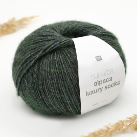 Пряжа Rico Superba Alpaca Luxury Socks olive 018