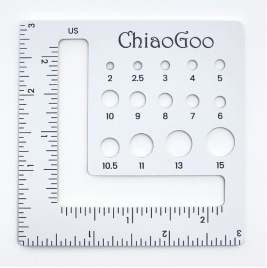 Линейка-калибратор ChiaoGoo 2 мм - 15 мм