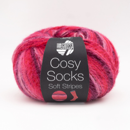 Пряжа Lana Grossa Meilenweit.100.Cosy Socks Soft Stripes 105